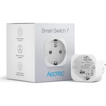 Iebūvējamais viedais slēdzis Aeotec Smart Switch 7 Z-Wave Plus