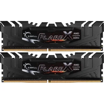 Operatīvā atmiņa (RAM) G.Skill Flare X for AMD Black 32GB 3200MHz CL16 DDR4 KIT OF 2 F4-3200C16D-32GFX