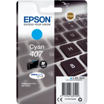 Epson  WF-4745 Series Cyan C13T07U240