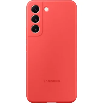 Samsung Galaxy S22 Silicone Cover Coral