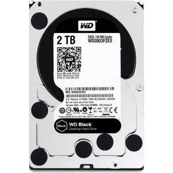 Iekšējais cietais disks Western Digital Black HDD 2 TB