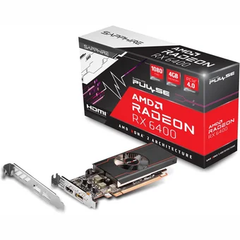 Videokarte Sapphire Pulse AMD Radeon RX 6400 4GB