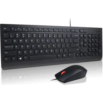 Klaviatūra Lenovo Essential Wired Keyboard And Mouse Combo ENG/​RUS Black