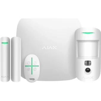 Ajax Alarm Security StarterKit Cam White