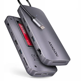 Axagon HMC-12GM2 USB-C 10Gbps Gen2Combo 12in1