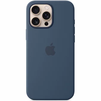 Apple iPhone 16 Pro Max Silicone Case with MagSafe - Denim