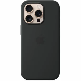 Apple iPhone 16 Pro Silicone Case with MagSafe - Black