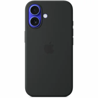 Apple iPhone 16 Silicone Case with MagSafe - Black