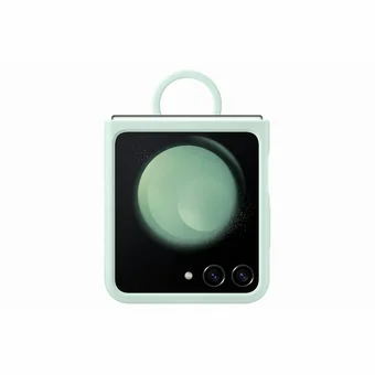 Samsung Galaxy Flip5 Silicone Cover with Ring Ocean Green