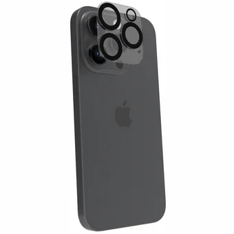 Viedtālruņa ekrāna aizsargs Apple iPhone 15 Pro/15 Pro Max Camera Lens Tiger Glass Plus By Muvit