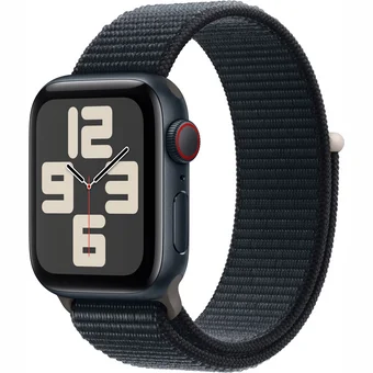 Viedpulkstenis Apple Watch SE 2023 GPS + Cellular 40mm Midnight Aluminium Case with Midnight Sport Loop