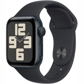 Viedpulkstenis Apple Watch SE 2023 GPS + Cellular 40mm Midnight Aluminium Case with Midnight Sport Band - S/M