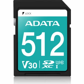 Adata Premier Pro SDXC UHS-I U3 Class 10 (V30S) 512GB