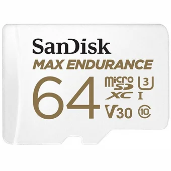 SanDisk Max Endurance microSD + SD Adapter 64GB