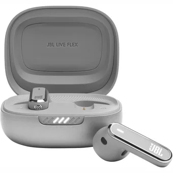 Austiņas JBL Live Flex Silver