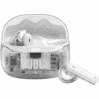 Austiņas JBL Tune Beam 2 Ghost White