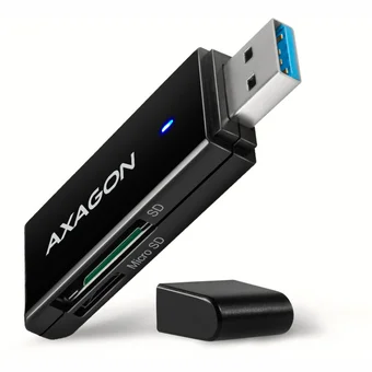 Axagon Superspeed USB-A Card Reader CRE-S2N