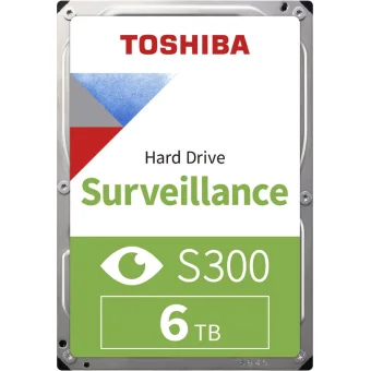 Iekšējais cietais disks Toshiba S300 Surveillance HDD 6TB