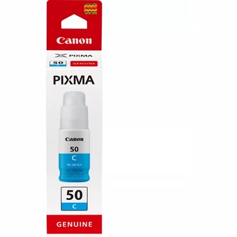 Printeru izejmateriāli Canon GI-50 C High Yield Ink Bottle Cyan
