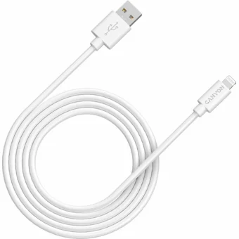 Canyon MFI-12 USB-A to Lightning 2m White