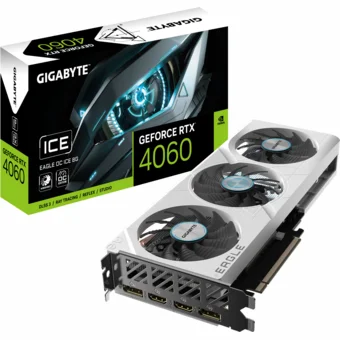 Videokarte Gigabyte GeForce RTX 4060 Eagle OC ICE 8GB