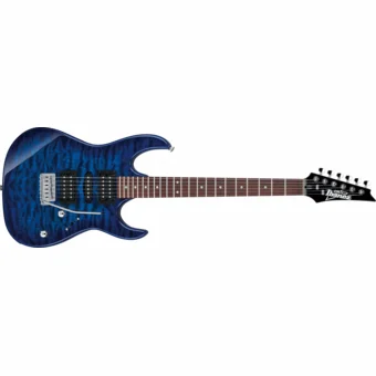 Ģitāra Ibanez GRX70QA Tranparent Blue Burst