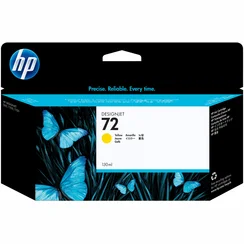 Printeru izejmateriāli HP 72 130-ml Yellow DesignJet Ink Cartridge