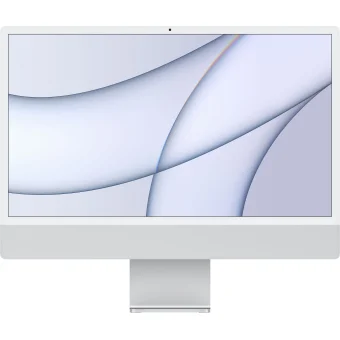 Stacionārais dators Apple iMac 24-inch M1 chip with 8‑core CPU and 8‑core GPU 512GB - Silver RU