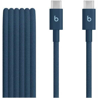 Lādētāji, kabeļi un adapteri Beats USB-C to USB-C Woven Cable (1.5 m) - Nitro Navy