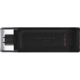Ārējie datu nesēji Kingston DataTraveler USB-C 64 GB Black