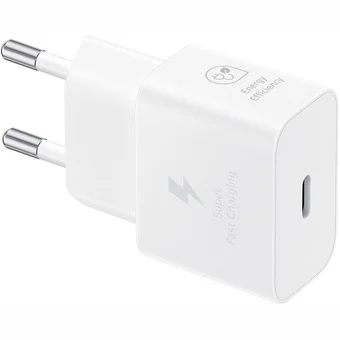 Samsung 25W Power Adapter Type-C (w/o cable) White
