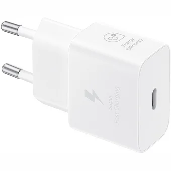 Samsung 25W Power Adapter Type-C (with cable) White