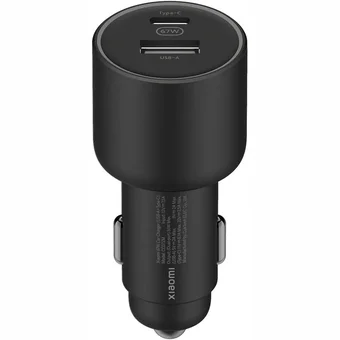 Xiaomi 67W Car Charger (USB-A + Type-C) Black