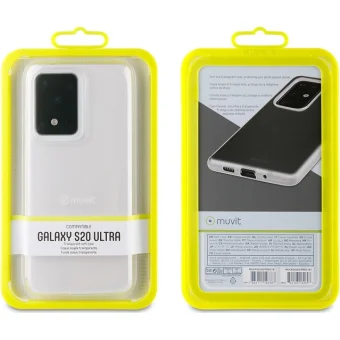 Samsung Galaxy S20 Ultra Crystal Soft Cover By Muvit Transparent