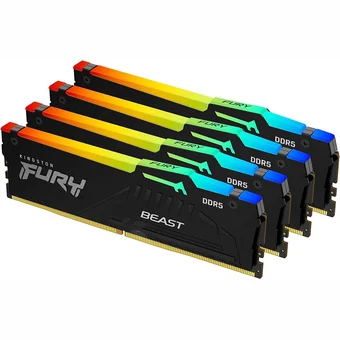 Operatīvā atmiņa (RAM) Kingston Fury Beast 64GB 5200MHz DDR5 KF552C40BBAK4-64
