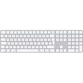 Klaviatūra Apple Magic Keyboard with Touch ID and Numeric Keypad Silver