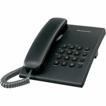 Stacionārais telefons Panasonic KX-TS500FXT Black