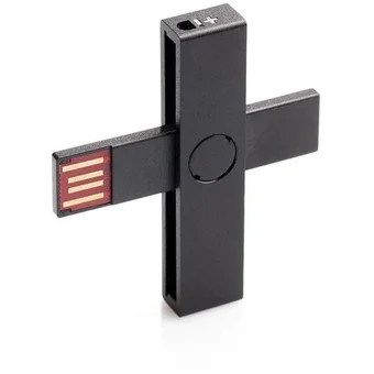 Pluss ID smart card reader Black
