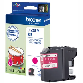 Printeru izejmateriāli Brother LC22UM Magenta