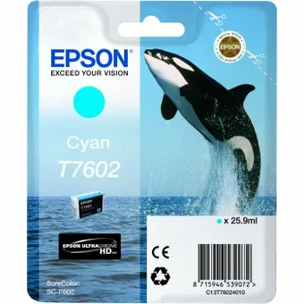 Epson T7602 Ink Cyan