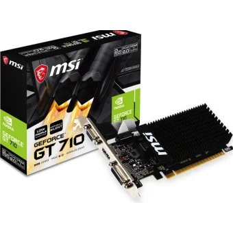 Videokarte MSI GeForce GT 710 2GB DDR3 GeForce GT 710 2GD3H LP