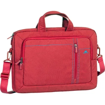 Datorsoma Rivacase 7530 Canvas Shoulder Notebook Backpack, 15.6", Red