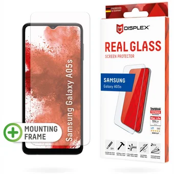 Viedtālruņa ekrāna aizsargs Samsung Galaxy A05s Real 2D Glass By Displex Transparent