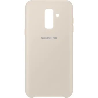 Samsung Galaxy A6+ Dual layer cover Gold