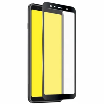 Viedtālruņa ekrāna aizsargs Samsung Galaxy A9 2018 Full Cover Screen Glass By SBS Black