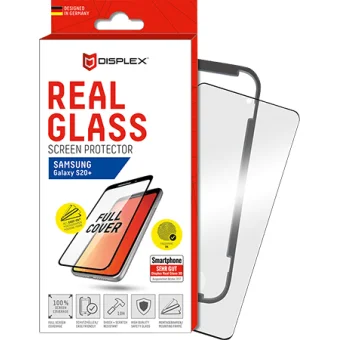 Viedtālruņa ekrāna aizsargs Samsung Galaxy S20+ Real 3D Glass By Displex Black