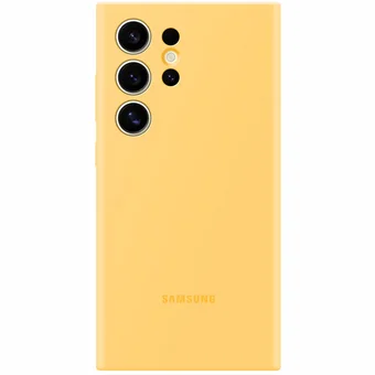 Samsung Galaxy S24 Ultra Silicone Cover Yellow