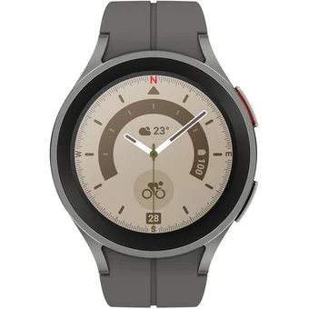 Viedpulkstenis Samsung Galaxy Watch5 Pro 45mm LTE Titanium Silver