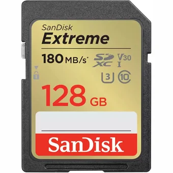 SanDisk Extreme 128GB SDXC BLACK