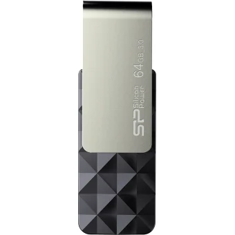 USB zibatmiņa Silicon Power Blaze B30, 64 GB, USB 3.0, Black